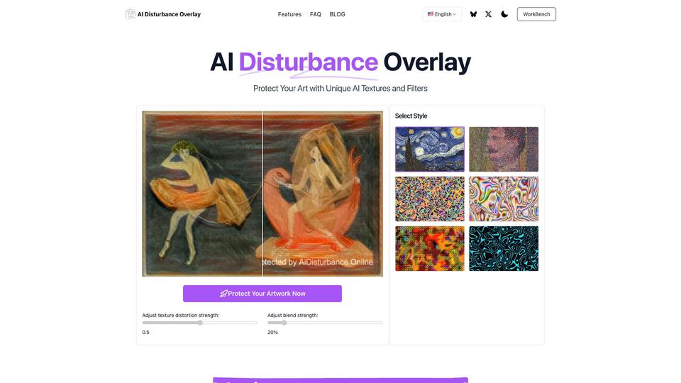 Free AI Disturbance Overlay AI Tool image