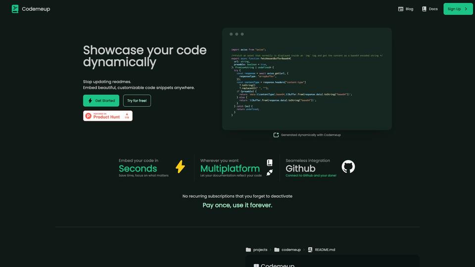 Free Codemeup AI Tool image