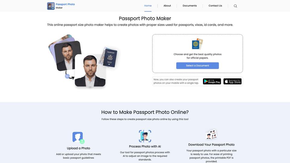 Free Passport Photo Maker AI Tool image