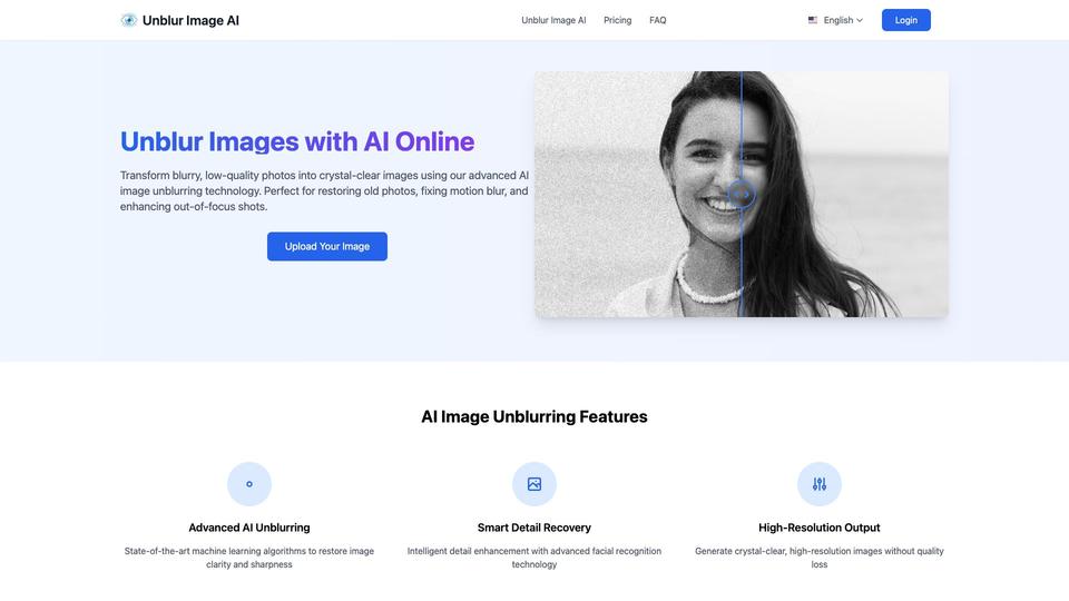 Free Unblur Image AI AI Tool image